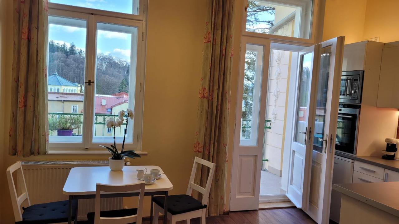 Apartman U Kolonady Marianske Lazne Bagian luar foto